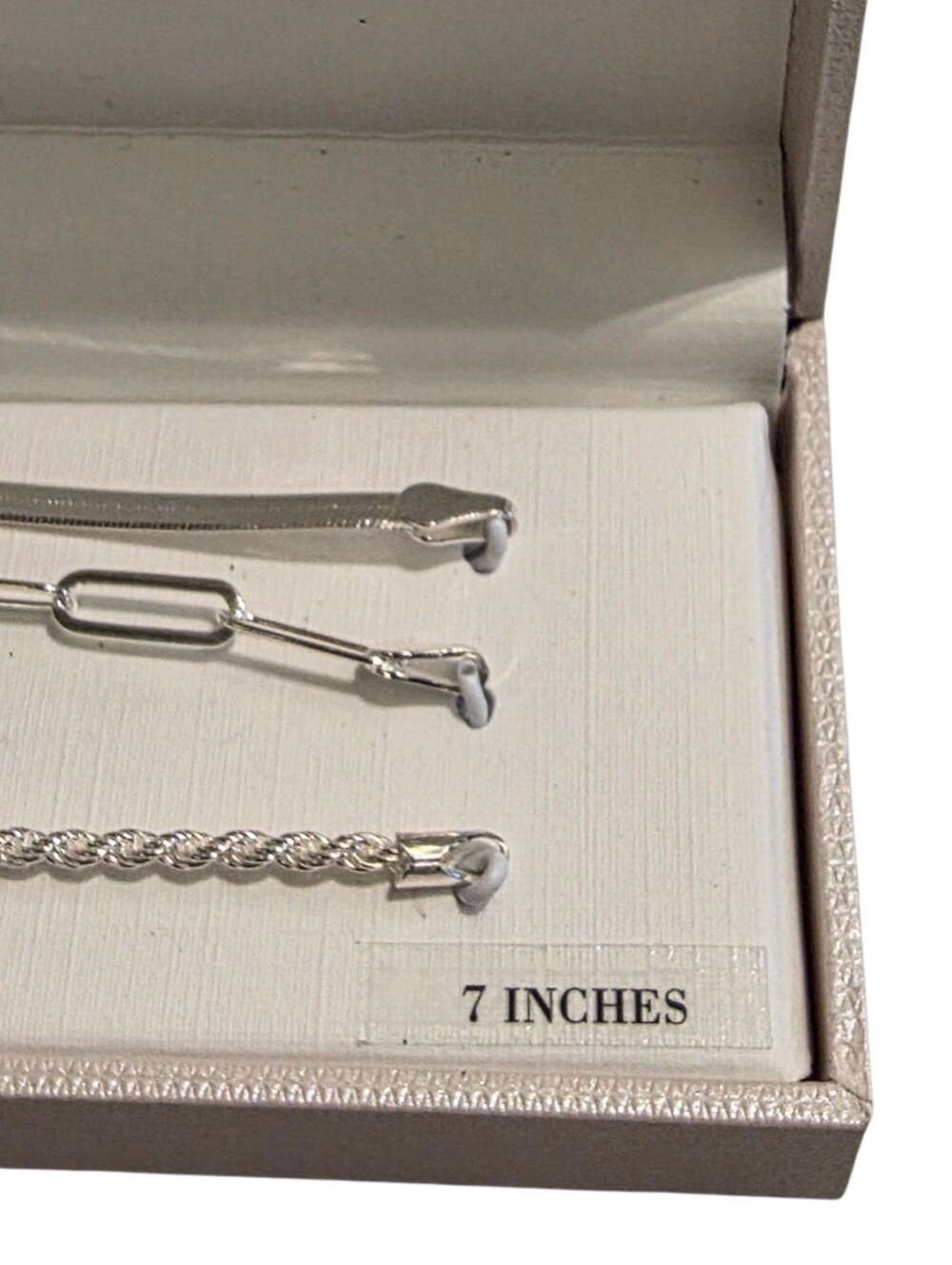SOLD New Set Of 3 Sterling Silver Bracelets Mia Fiore Size 7" Retails $85 - Picture 5 of 5
